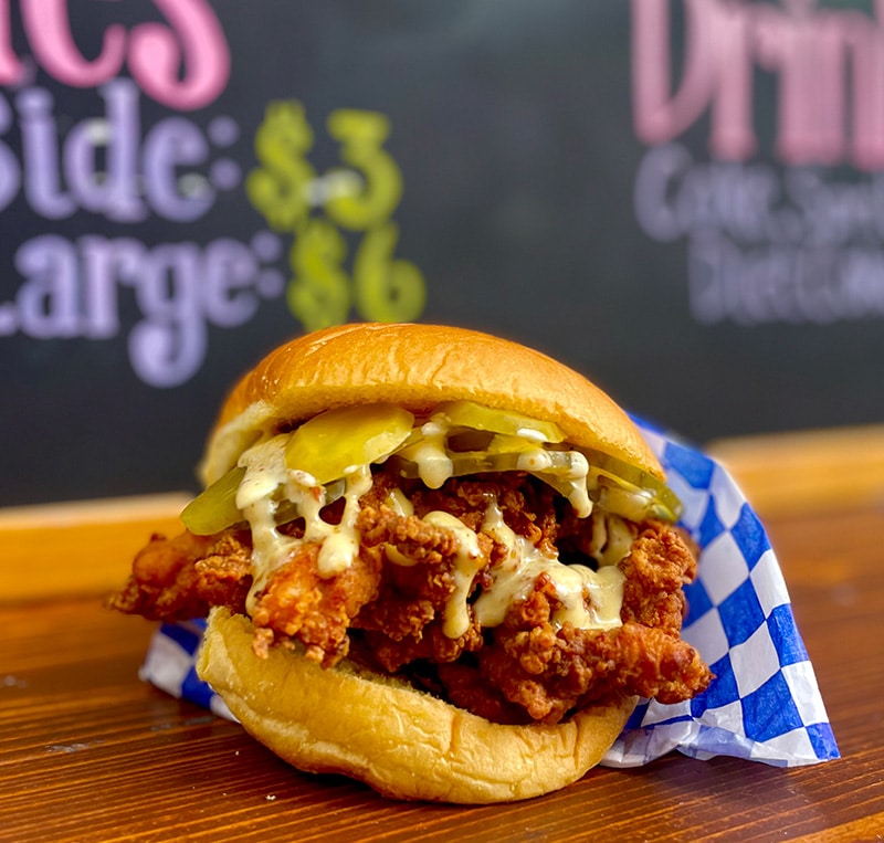 Bonafried fried chicken sandwich