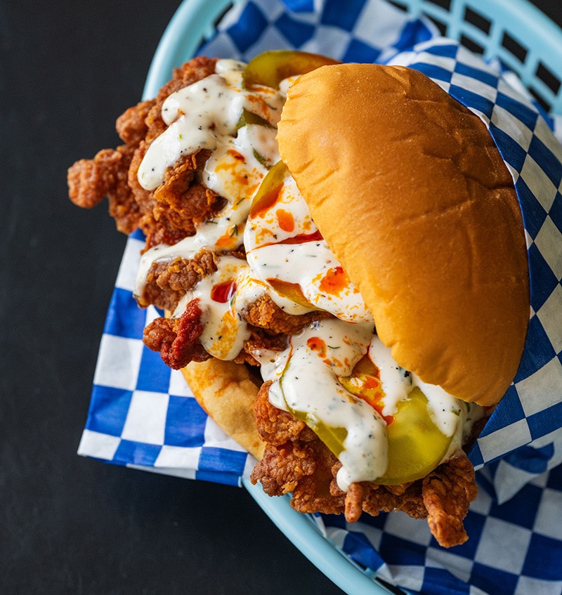 Bonafried fried chicken sandwich